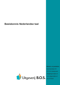 Cover basiskennis Nederlandse taal