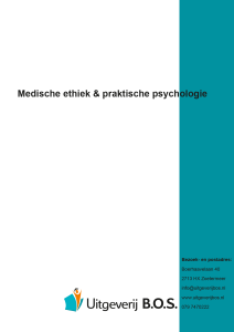 Cover Medische ethiek & praktische psychologie